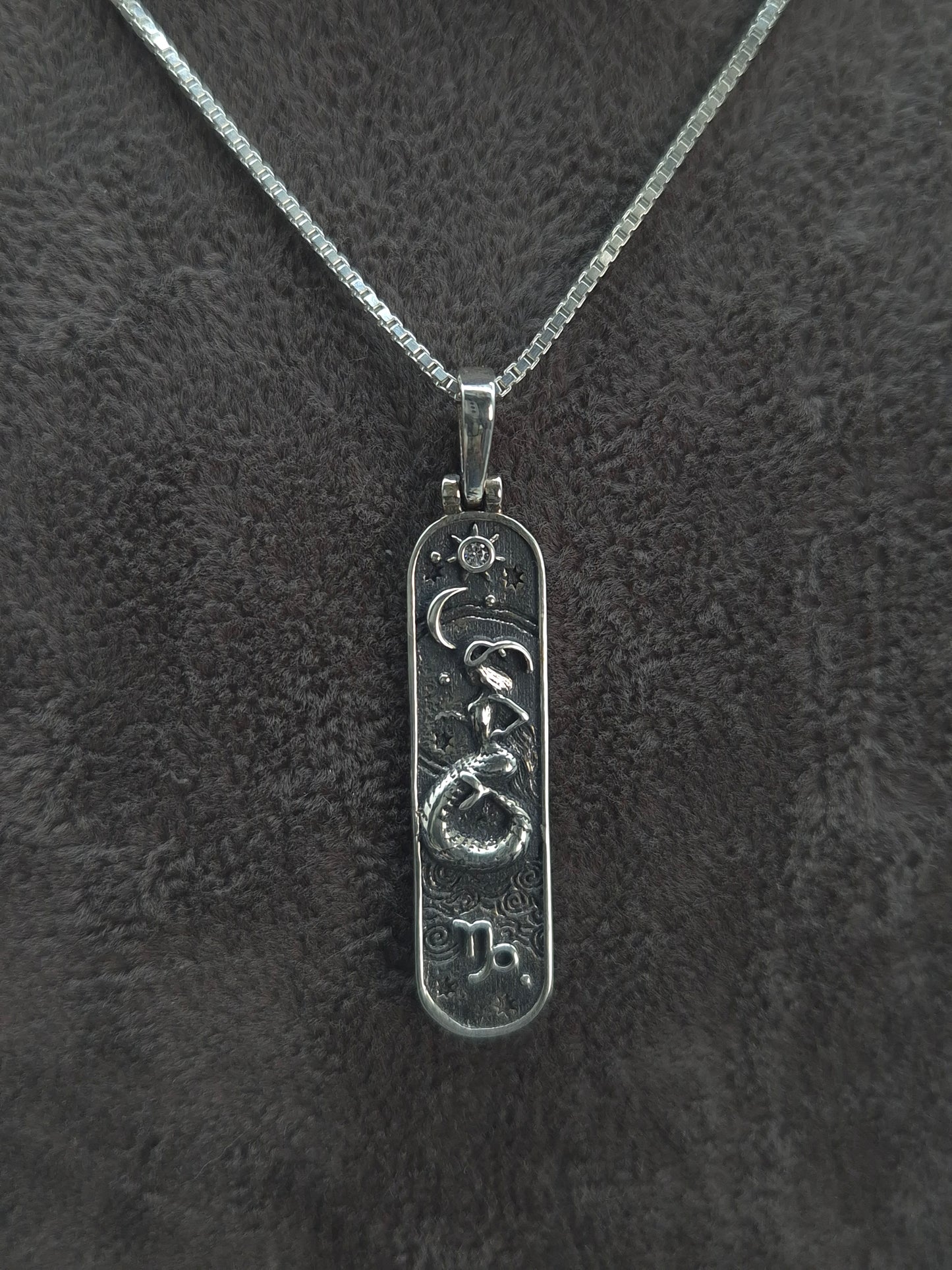 Silber Venezianerkette Sternzeichen-11 Designs zur Auswahl 925 Silberanhänger