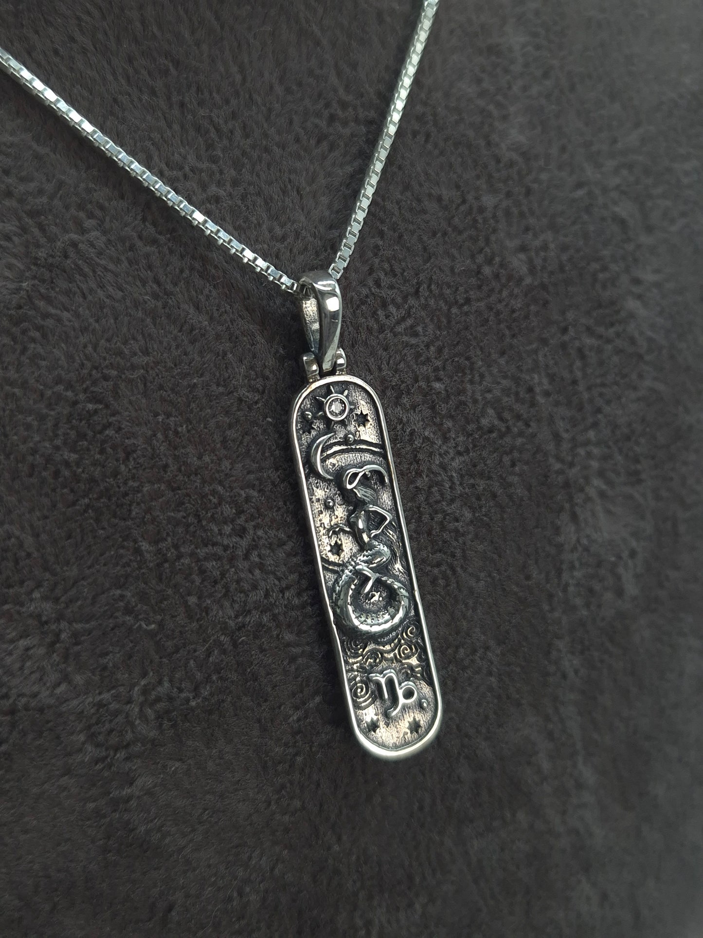 Silber Venezianerkette Sternzeichen-11 Designs zur Auswahl 925 Silberanhänger