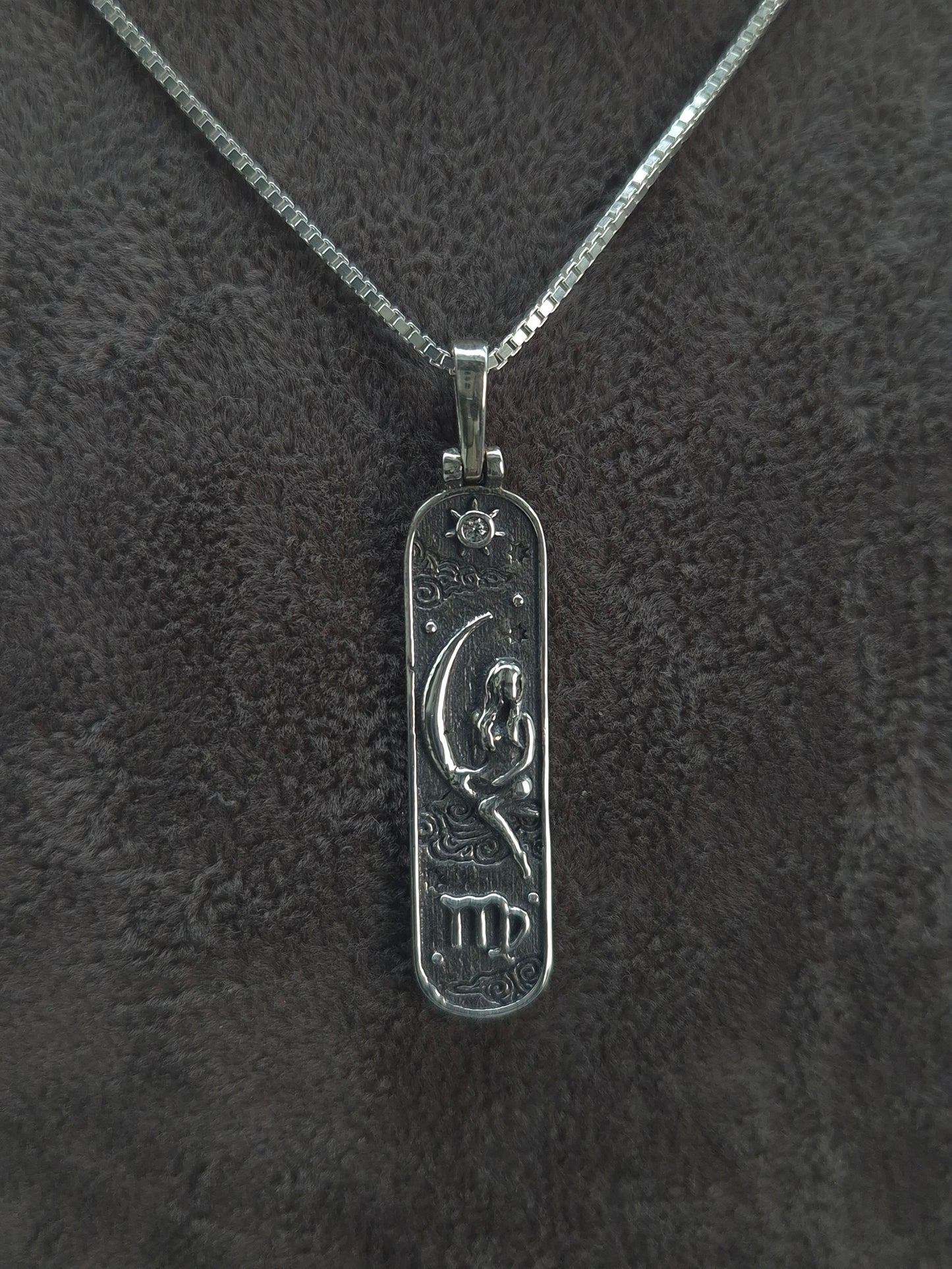 Silber Venezianerkette Sternzeichen-11 Designs zur Auswahl 925 Silberanhänger