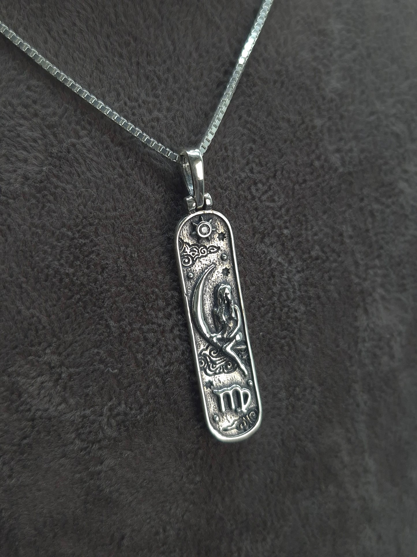 Silber Venezianerkette Sternzeichen-11 Designs zur Auswahl 925 Silberanhänger