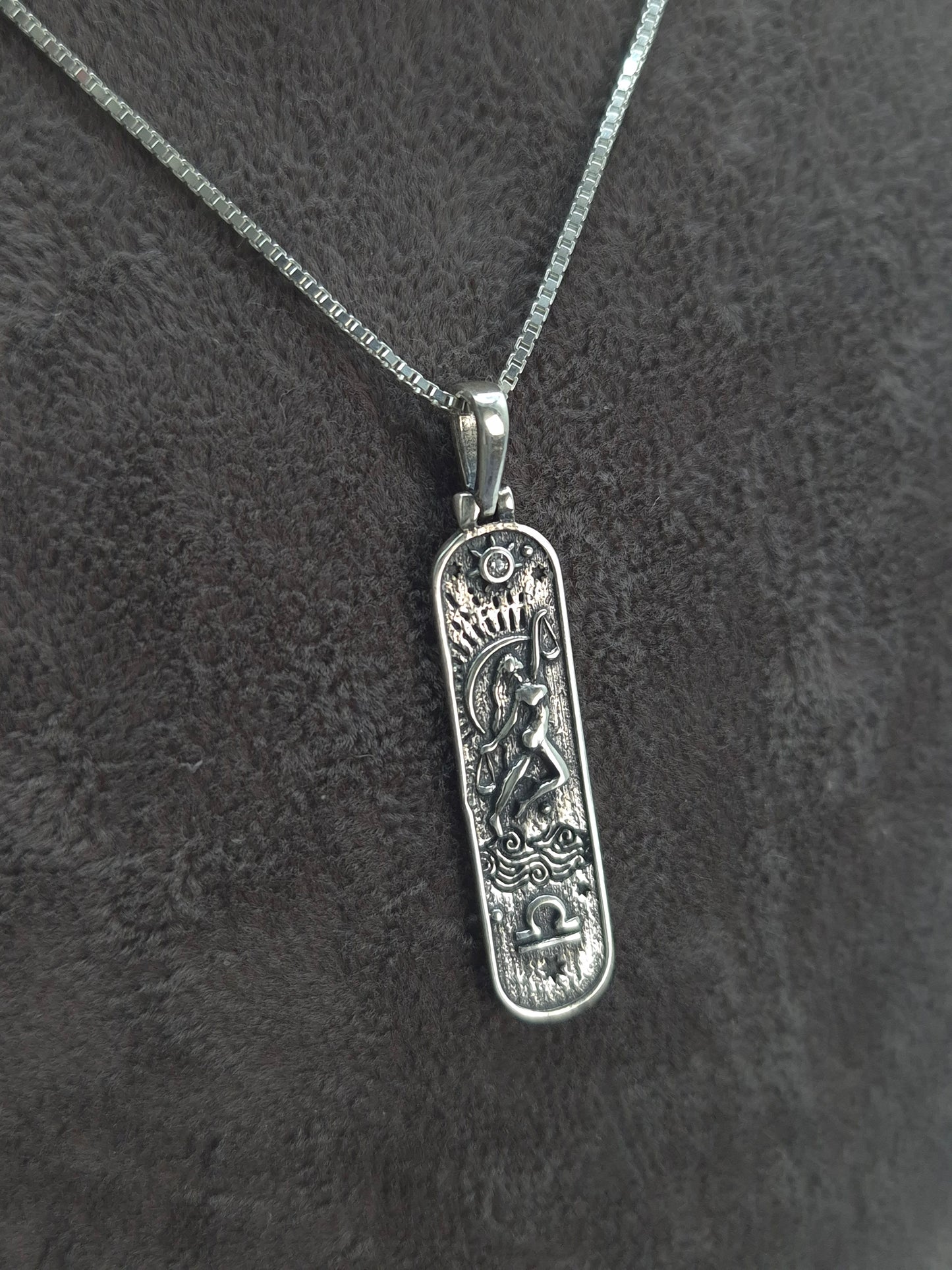 Silber Venezianerkette Sternzeichen-11 Designs zur Auswahl 925 Silberanhänger