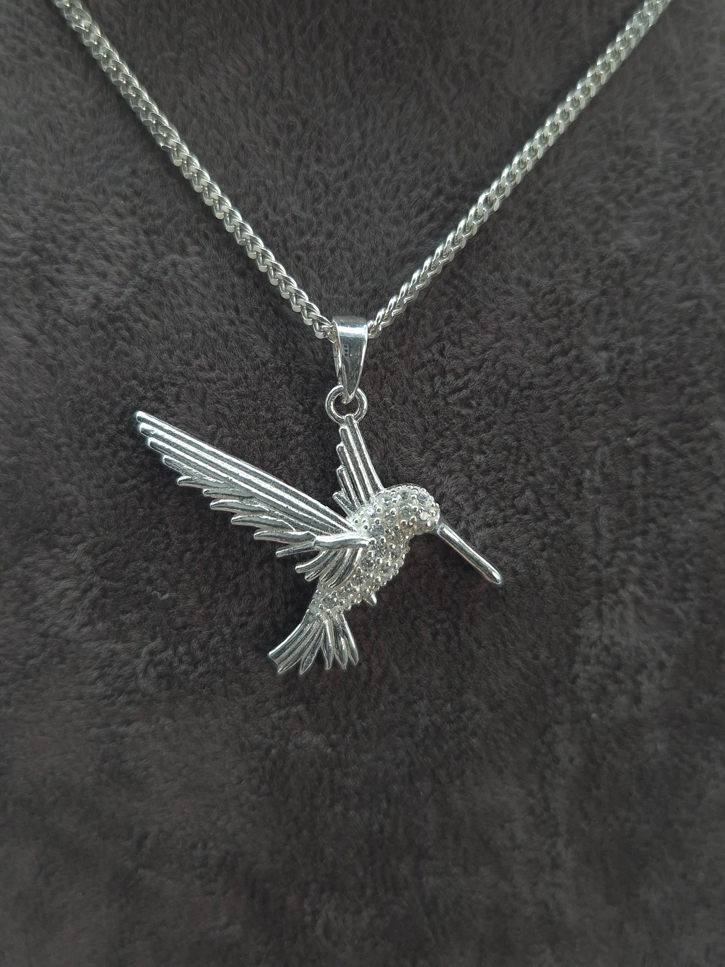 Silber Panzerkette oder Venezianerkette 925 Kolibri