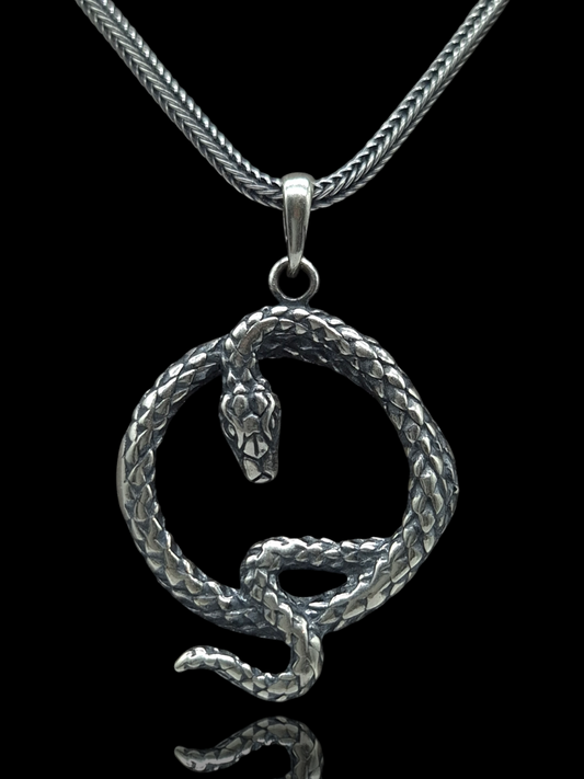 Silber Fuchsschwanzkette Schlange