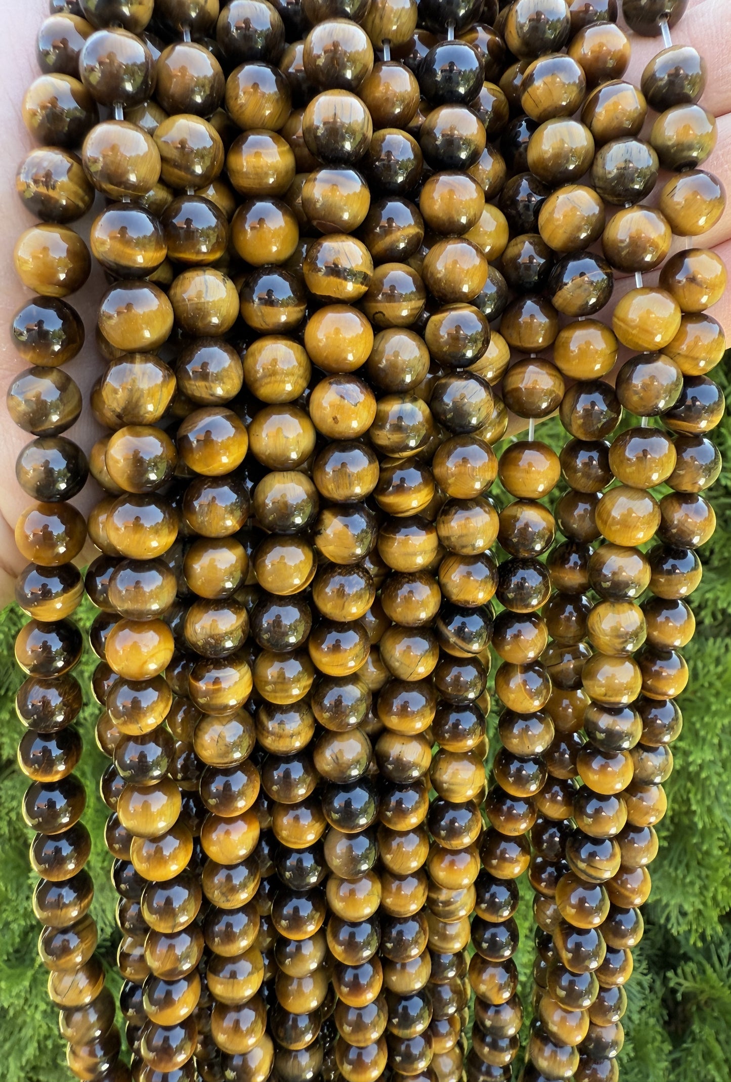 Perlenstränge Tigerauge in 6mm, 8mm und 10mm