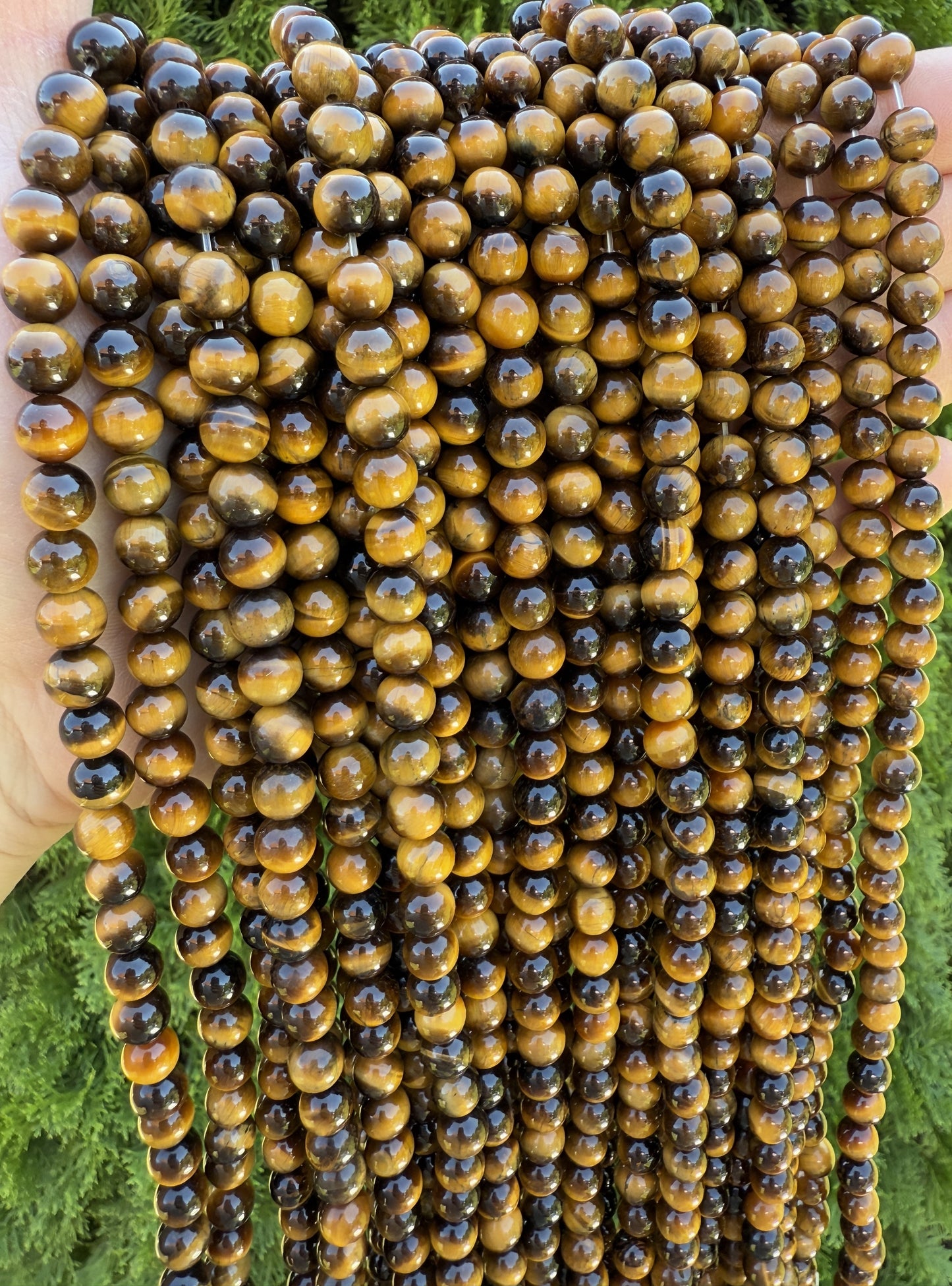 Perlenstränge Tigerauge in 6mm, 8mm und 10mm